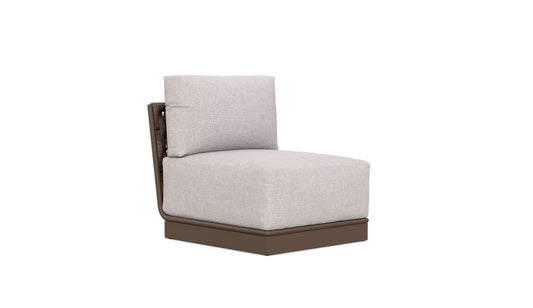 Maui Armless Chair, Cocao