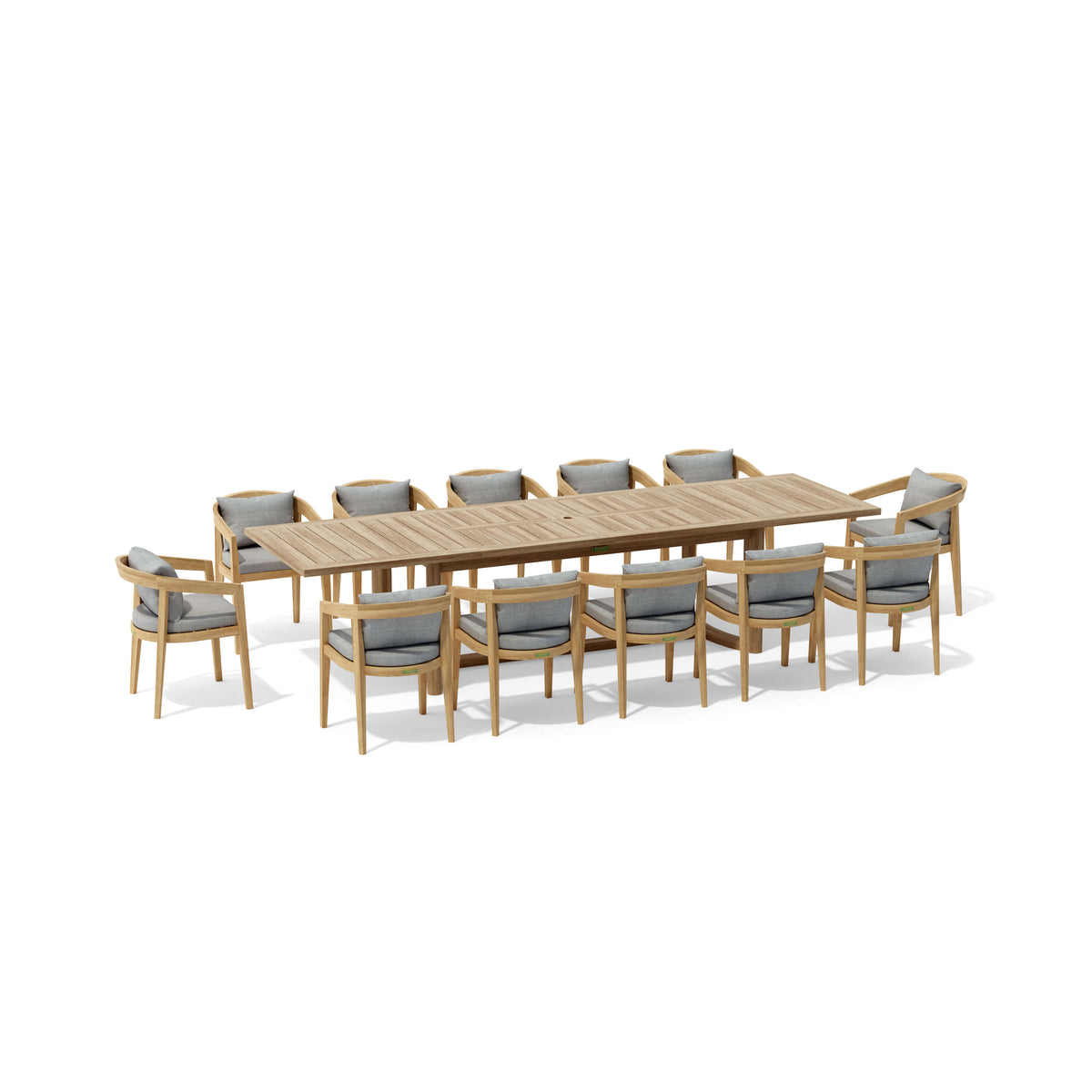 Anderson Teak Toscana 13-Piece Extension Table Set