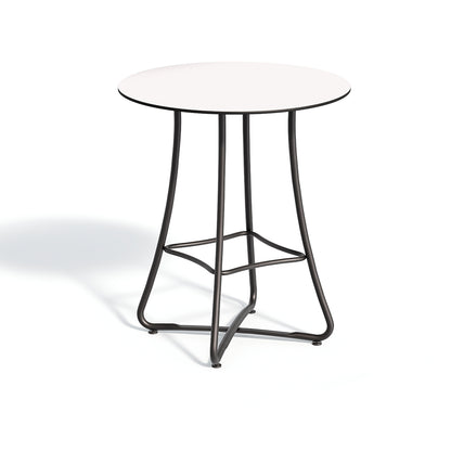 The same folding bar table with a Starlight laminate top