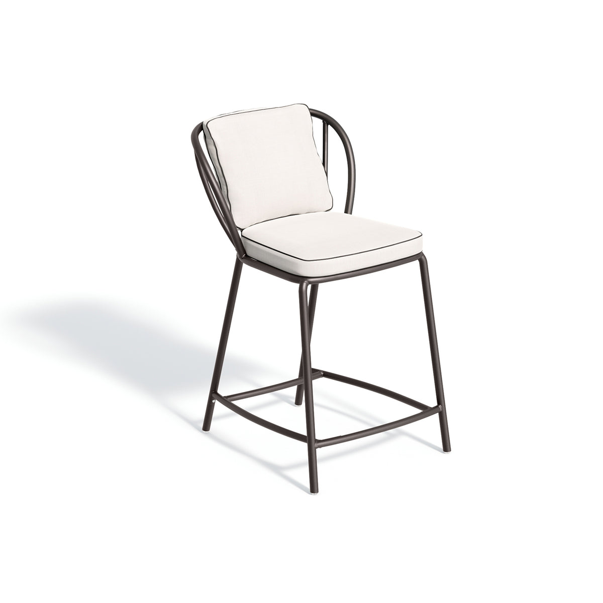 The same pad shown on the taller Malti counter chair