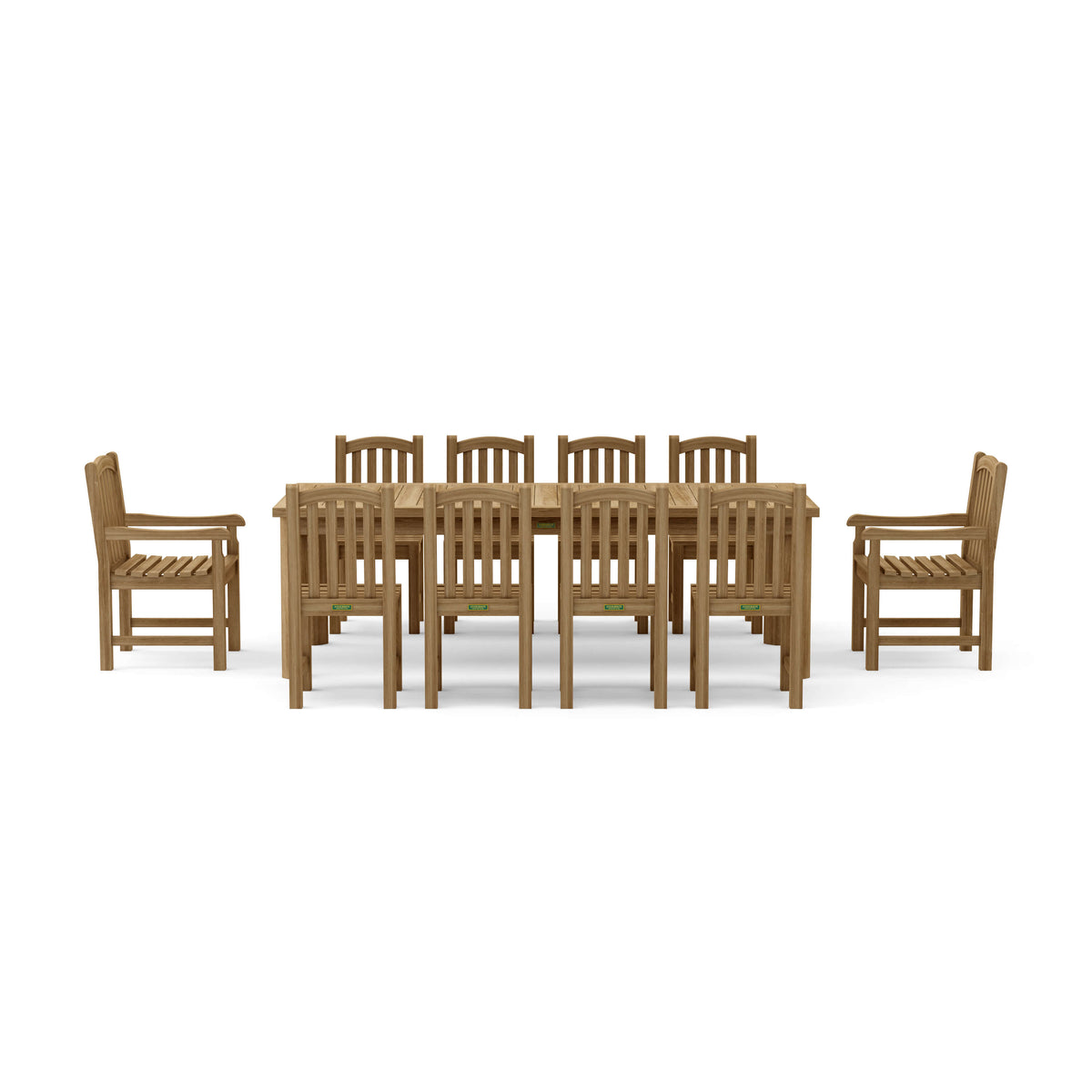 Anderson Teak Chelsea 11-Piece Rectangular Dining Table Set