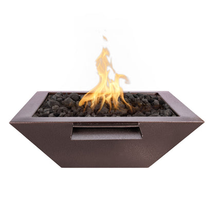 The Outdoor Plus Maya Fire & Water Bowl, 36", Powder Coat | OPT-36SQPCFW