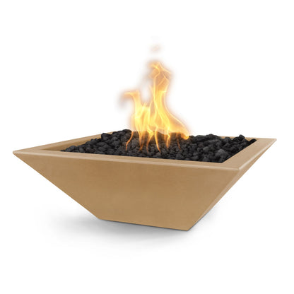 The Outdoor Plus Maya Fire Bowl, 24", GFRC Concrete | OPT-24SFO
