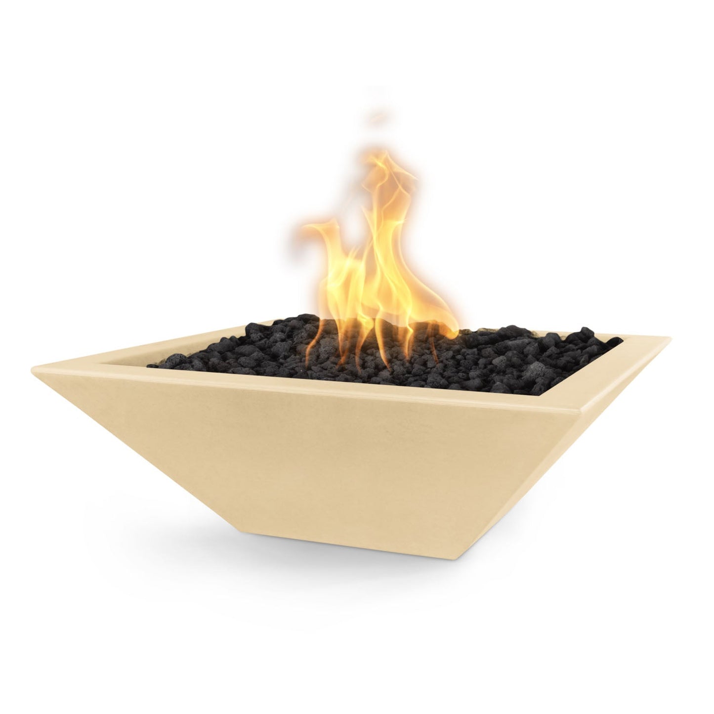 The Outdoor Plus Maya Fire Bowl, 30", GFRC Concrete | OPT-30SFO