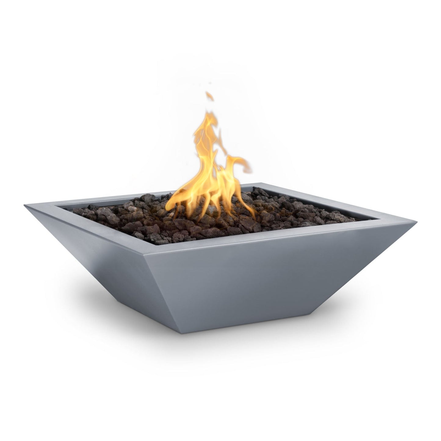 The Outdoor Plus Maya Fire Bowl, 36", Powder Coat | OPT-36SQPCFO