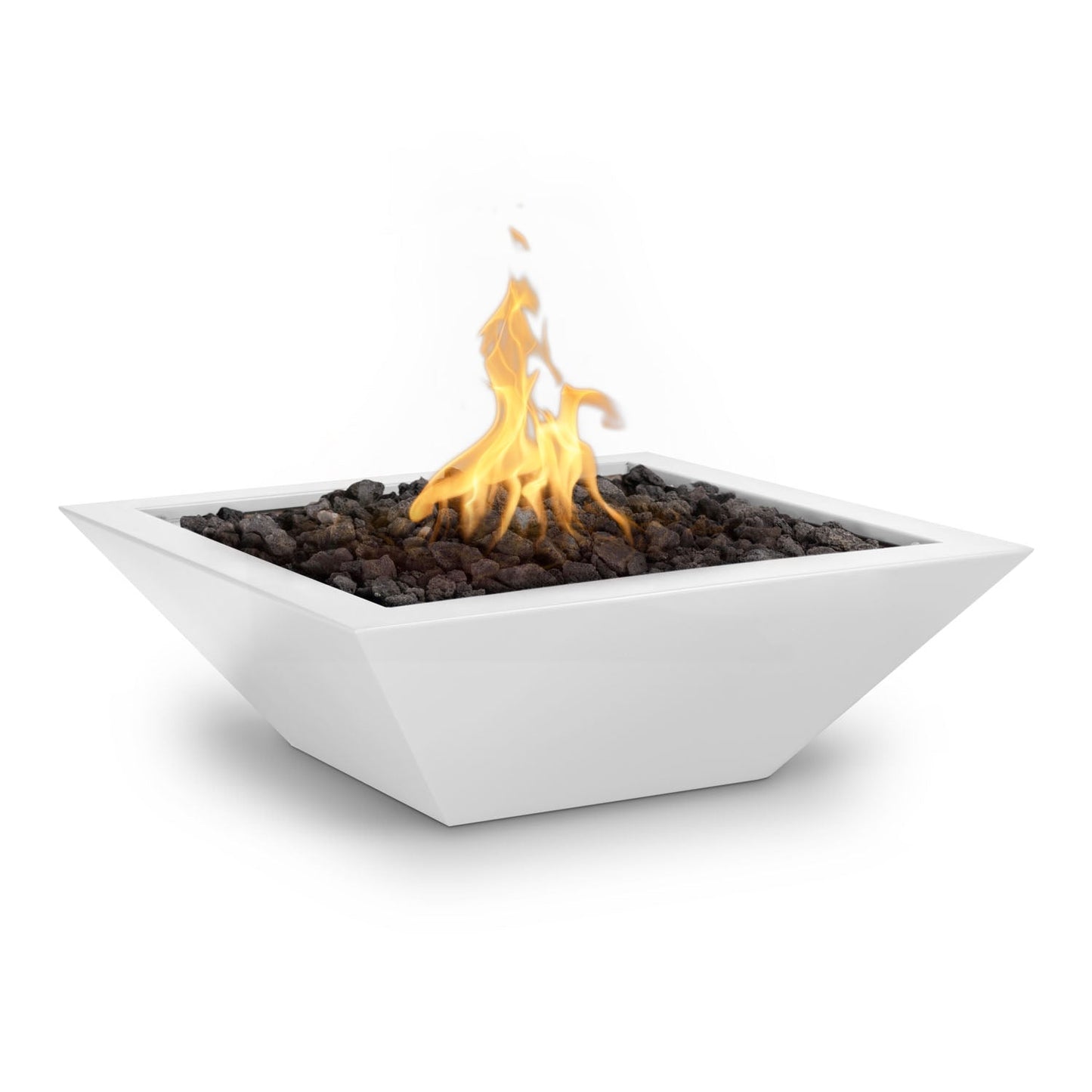 The Outdoor Plus Maya Fire Bowl, 36", Powder Coat | OPT-36SQPCFO