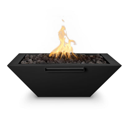 The Outdoor Plus Maya Fire & Water Bowl, 36", Powder Coat | OPT-36SQPCFW