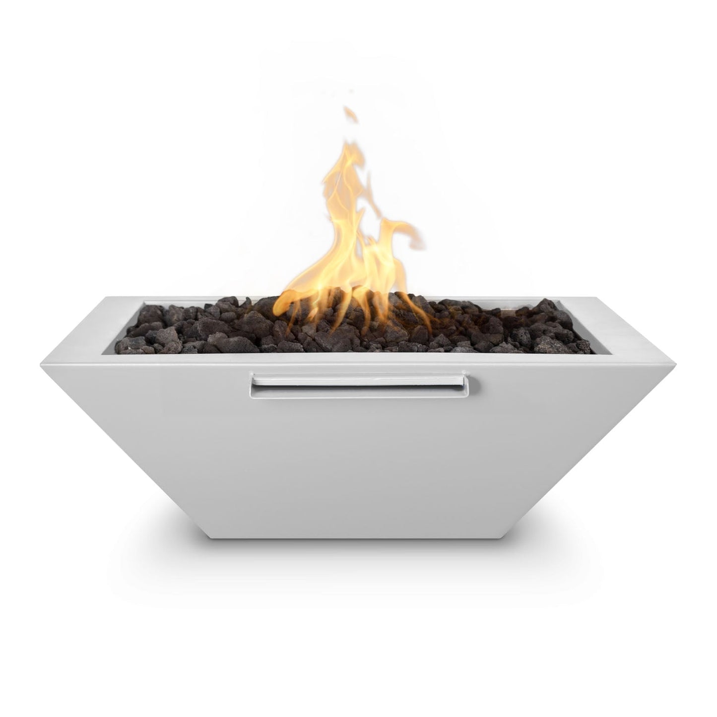 The Outdoor Plus Maya Fire & Water Bowl, 36", Powder Coat | OPT-36SQPCFW