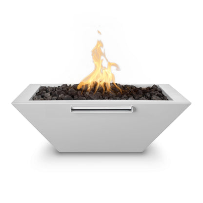 The Outdoor Plus Maya Fire & Water Bowl, 36", Powder Coat | OPT-36SQPCFW