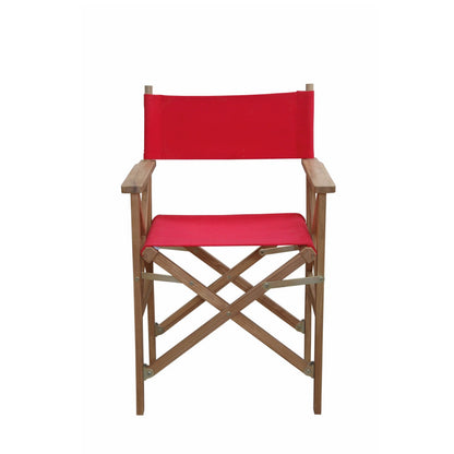Anderson Teak Director Folding Armchair w/ Canvas