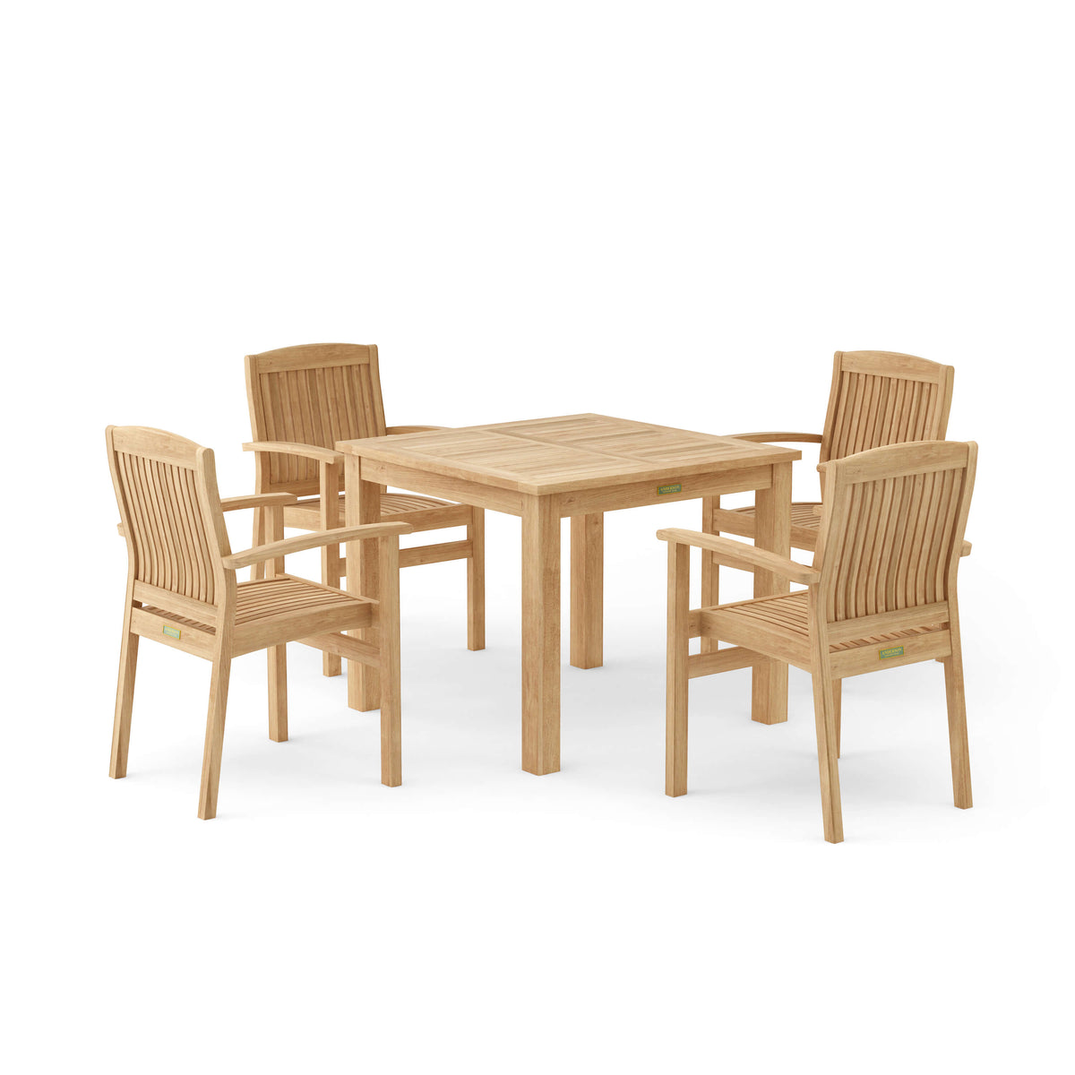 Anderson Teak Bahama Sahara 5-Piece Bistro Table Set