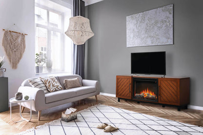 Napoleon NEFP26-3120WN The Bella Electric Fireplace Media Console