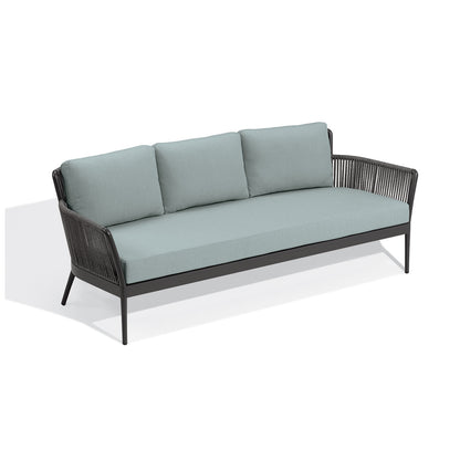 The same sofa with Grade 3A Seafoam cushions