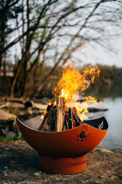 Fire Pit Art Namaste Fire Pit, 36"