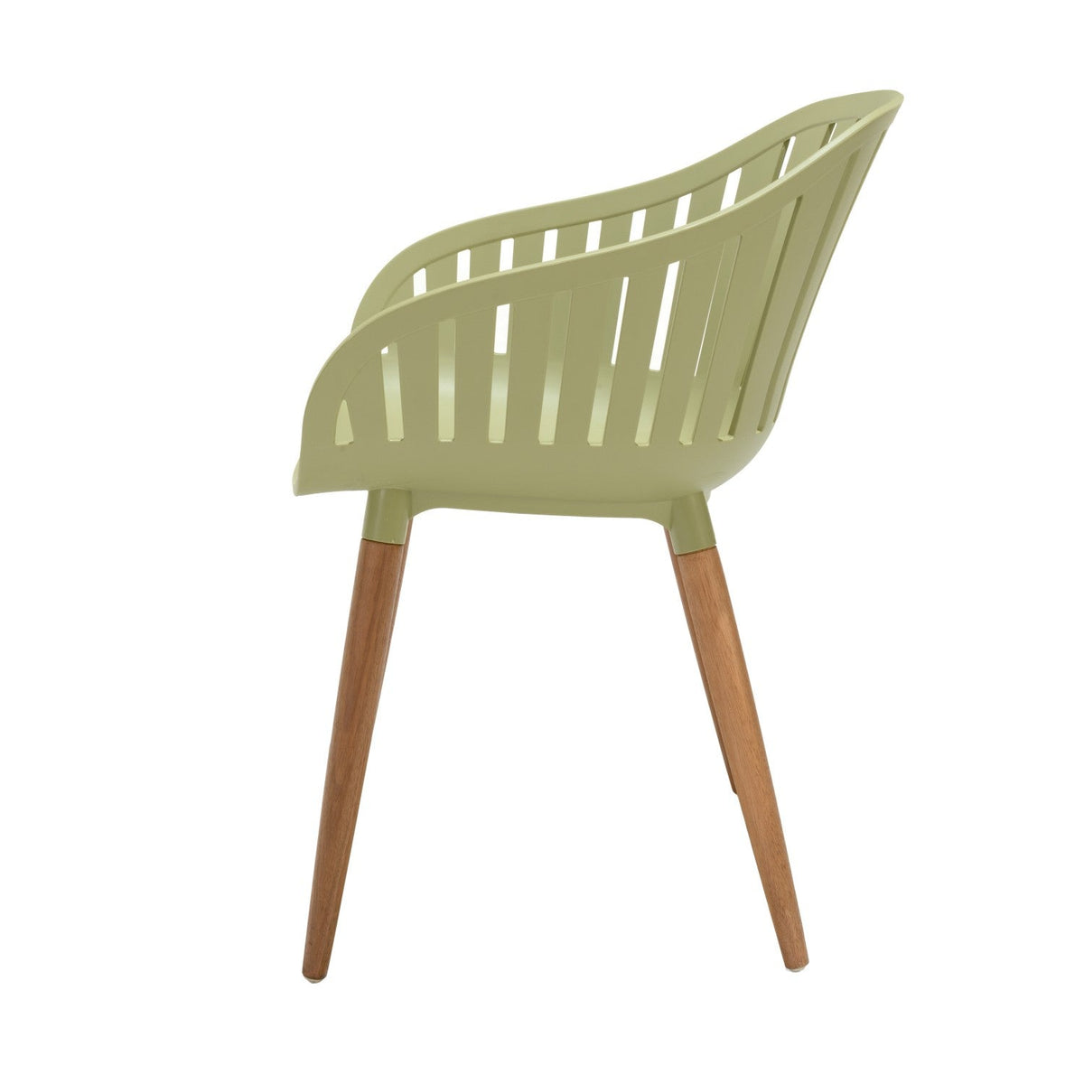 LifestyleGarden Nassau Outdoor Dining Armchairs, Sage Green, Set of 2