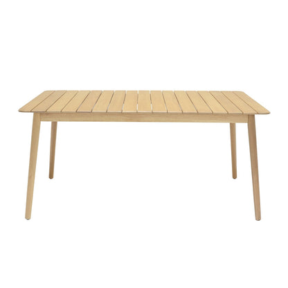LifestyleGarden Nassau Eucalyptus Rectangular Outdoor Dining Table