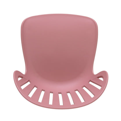 LifestyleGarden Nassau Outdoor Dining Side Chairs, Peony Pink, Set of 2
