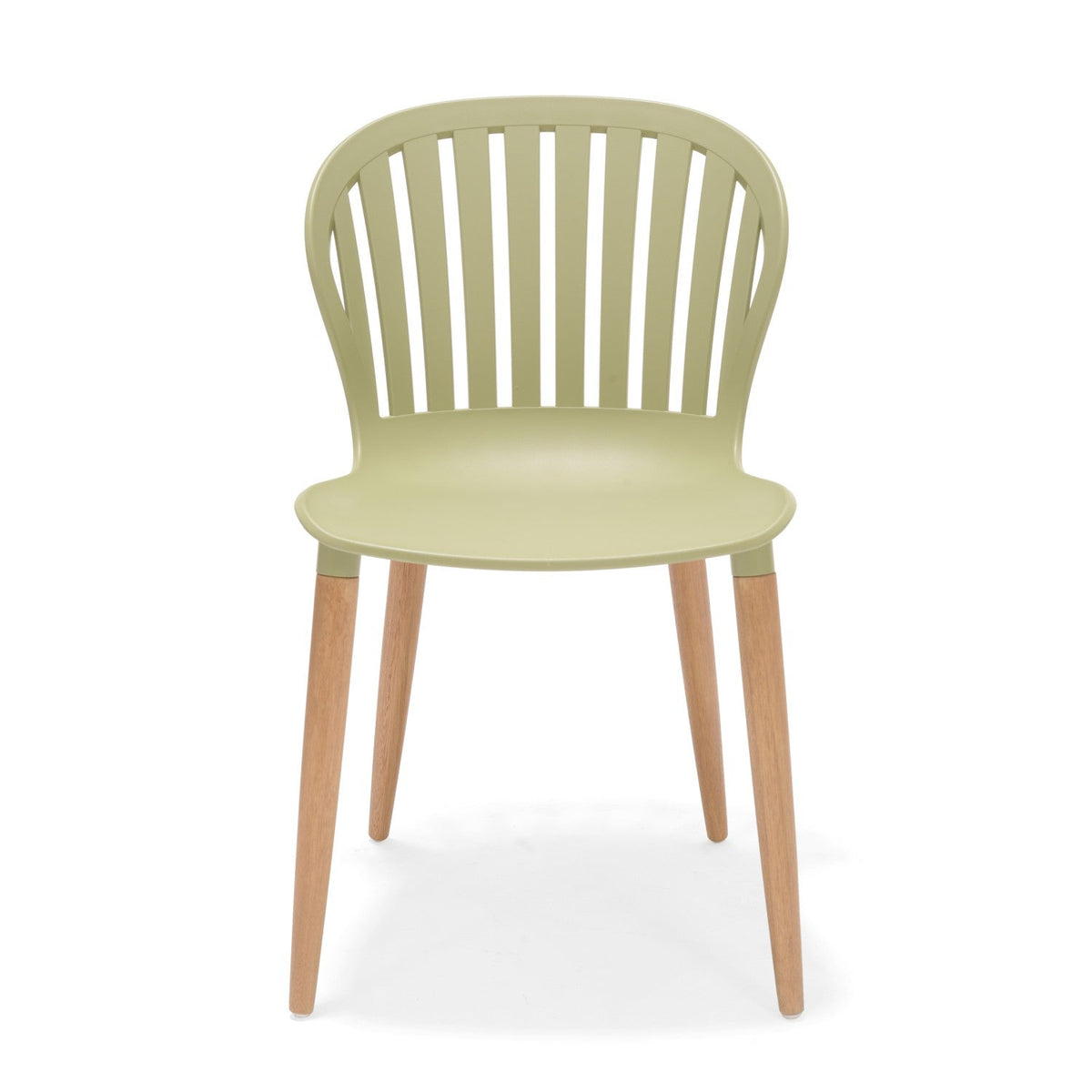 LifestyleGarden Nassau Outdoor Dining Side Chairs, Sage Green, Set of 2