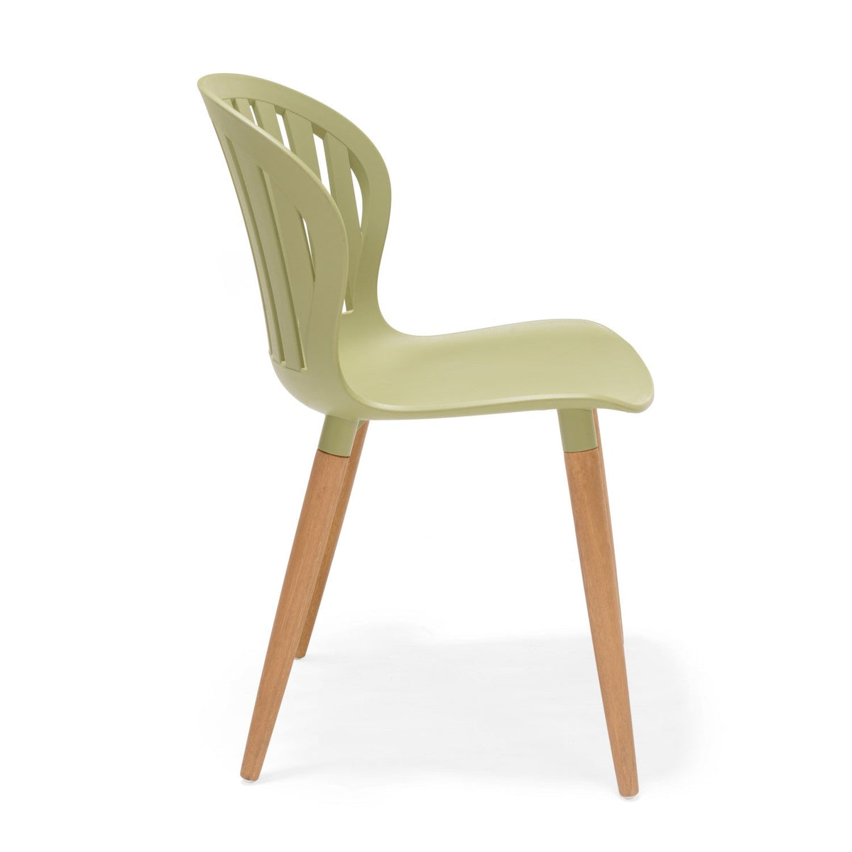 LifestyleGarden Nassau Outdoor Dining Side Chairs, Sage Green, Set of 2