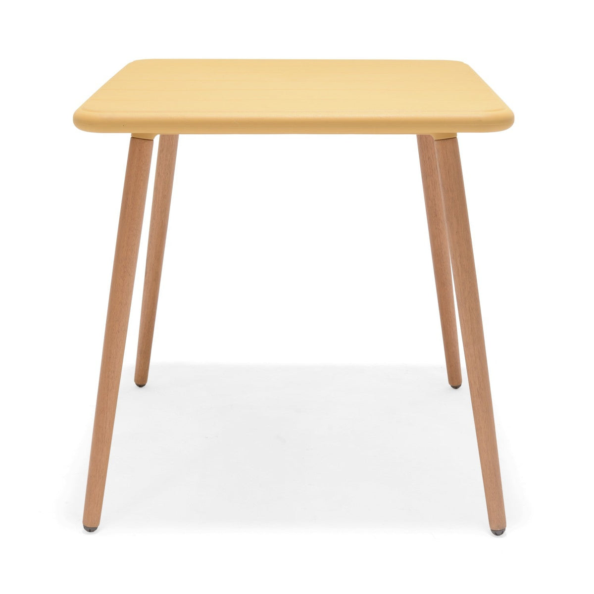 LifestyleGarden Nassau Square Outdoor Bistro Table, Honey Yellow