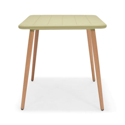 LifestyleGarden Nassau Square Outdoor Bistro Table, Sage Green