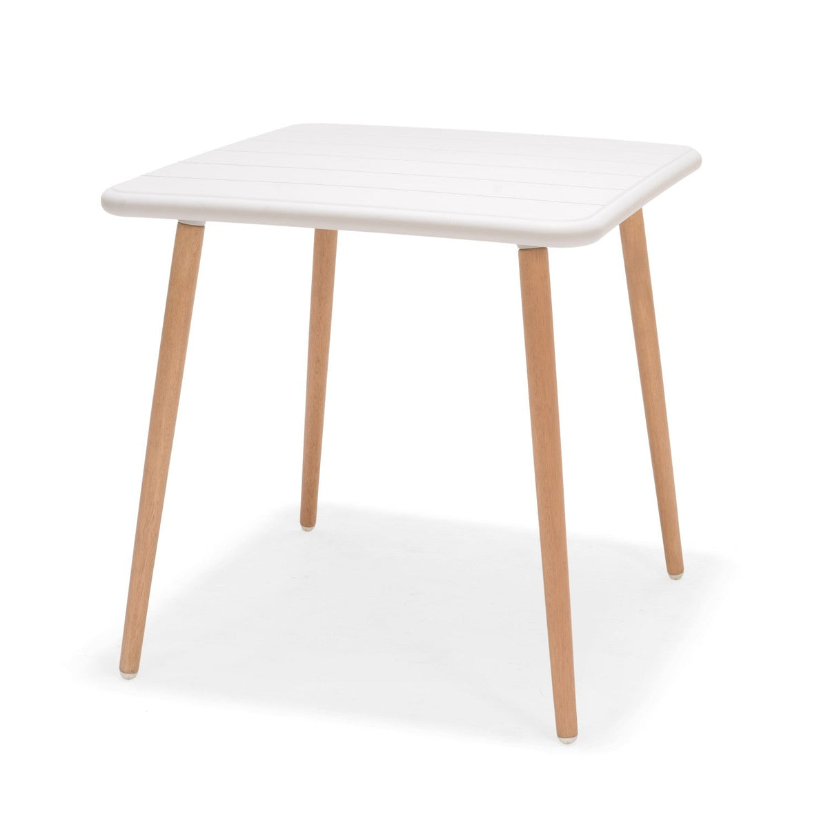LifestyleGarden Nassau Square Outdoor Bistro Table, Ecru White