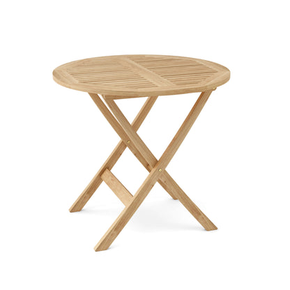 Anderson Teak Chester 32" Round Folding Picnic Table