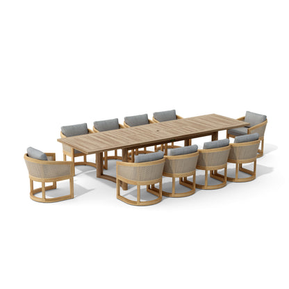Anderson Teak Catania 11-Piece Dining Set
