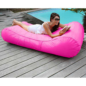 Ocean Blue Sunsearcher Capri Inflatable Lounger  - Fuchsia | 950307