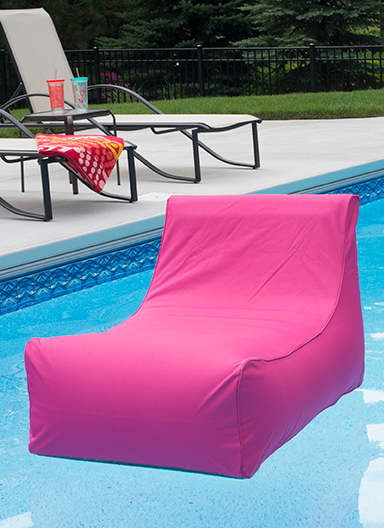 Ocean Blue Capri Inflatable Lounger Lime | 950308