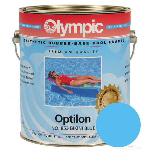 Olympic Optilon Gallon Synthetic Rubber Base Enamel - Bikini Blue | 853-GL
