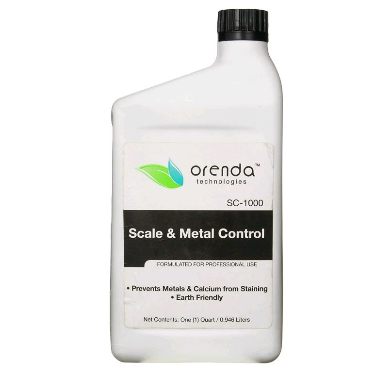 Orenda SC-1000 Scale Control & Metal Chelant , 1 Quart Bottle, 12/Case | ORE-50-102