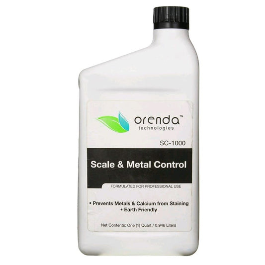 Orenda SC-1000 Scale Control & Metal Chelant , 1 Quart Bottle, 12/Case | ORE-50-102