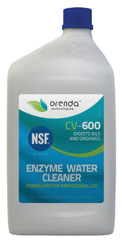 Orenda CV-600 Enzyme Water Cleaner , 1 Quart Bottle, 12/Case | ORE-50-133