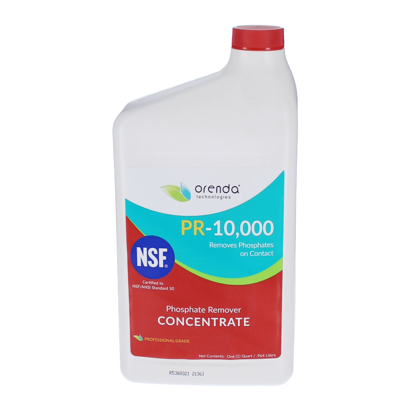 Orenda PR-1000 Phosphate Remover Concentrate , 1 Quart Bottle, 12/Case | ORE-50-226
