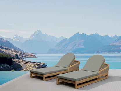 Anderson Teak Catania 2-Piece Sun Lounger Set