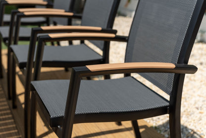 LifestyleGarden Panama Dark 11 Piece Extendable Patio Dining Set