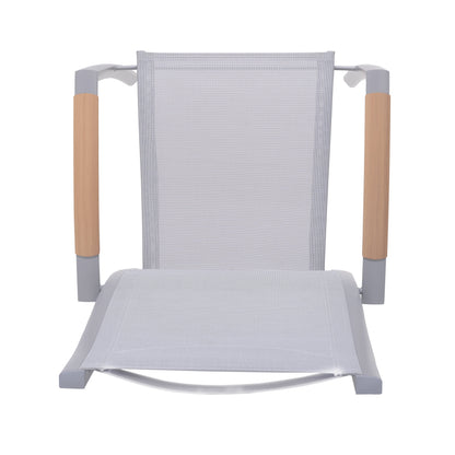 LifestyleGarden Panama Light Stacking Outdoor Dining Armchairs, Set of 2