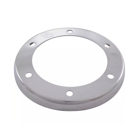 PAL Lighting 42-2TS Stainless Steel Escutcheon – High-quality accessory for 2T2/2T4 nicheless pool lighting systems.