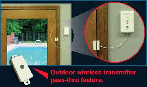 Poolguard Door Alarm W/Wireless | DAPT-WT