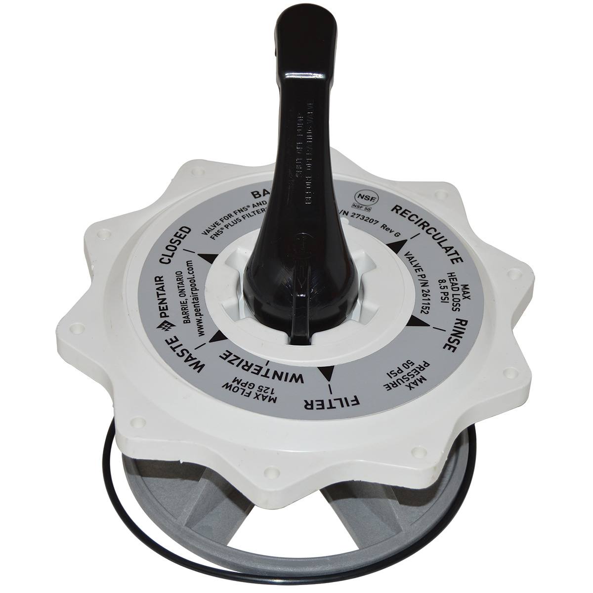 Pentair 2"V 2"Valve Tp Replacement Kt Multiport Key Cover ASSy 2In Top Side-Mount Pentair | 270067