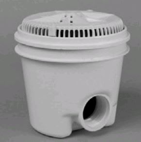 Pentair VGBa 8"Mndrn 2"Side White Abs Sump | 500115