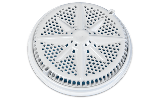 Pentair VGBA 8"MNDRN CVR/LNG RNG WHT 2PK MAIN DRAIN 8IN COVER W/LONG RING 2PK WHITE 8"
