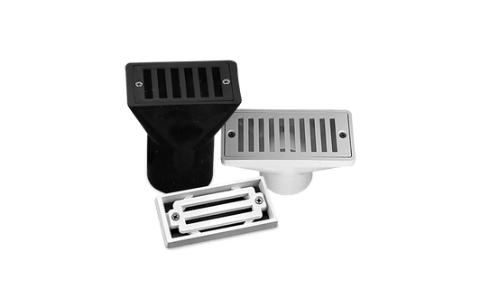 Pentair Sckt Dck Drn/Gtr 2"X4" 50Pk Black , 2" | 540064