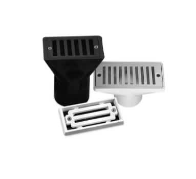 Pentair Drain Gutter W/Grate 2.5 X 6 S245 White  | 542039