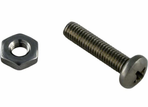 Zodiac C75 10-32-Thread by 7/8-Inch Stainless Steel Pan Head Screw and Nut Replacement