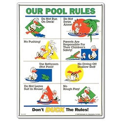 Poolmaster Sign  In. Duck Animation In. | 41339