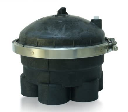 Paramount In-Floor Water Valves Complete 6 Port Valve 2" - Black  | 004302418403