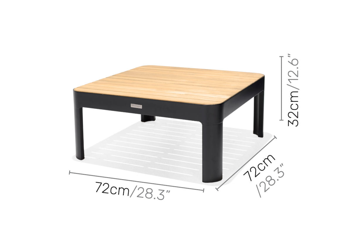 LifestyleGarden Portals Dark 3 Piece Modular Outdoor Sofa Set