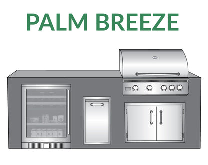 Patio Breeze Palm Breeze complete outdoor kitchen